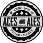 Aces and Ales Las Vegas Logo and Link to Twitter